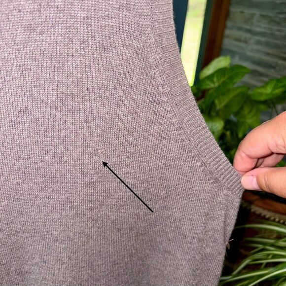 Luisa Cerano y2K Luxe Knit Cashmere Mini Sweater Dress with Sequins size 16 - Picture 13 of 13